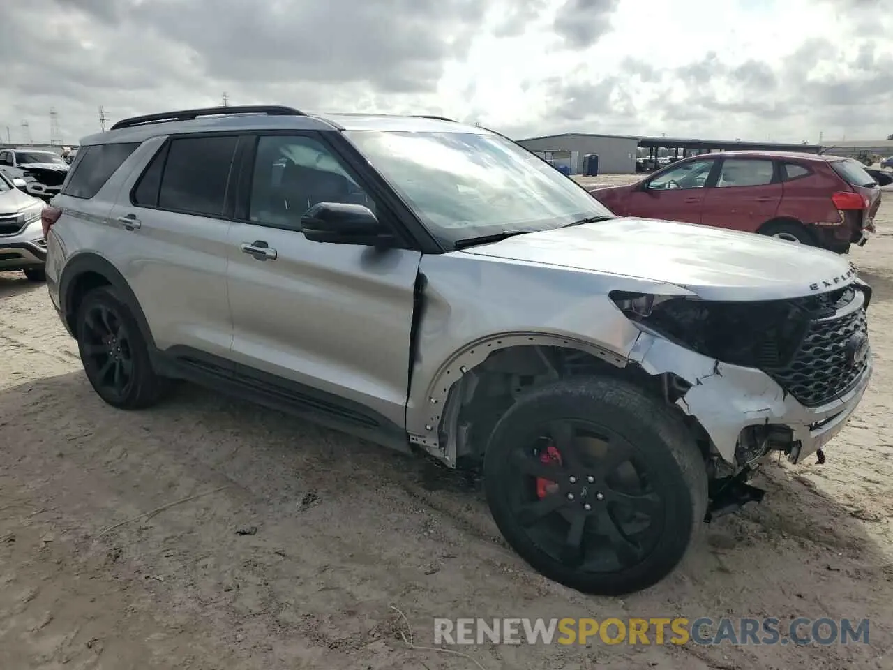 4 Фотография поврежденного автомобиля 1FM5K8GCXMGB31203 FORD EXPLORER 2021