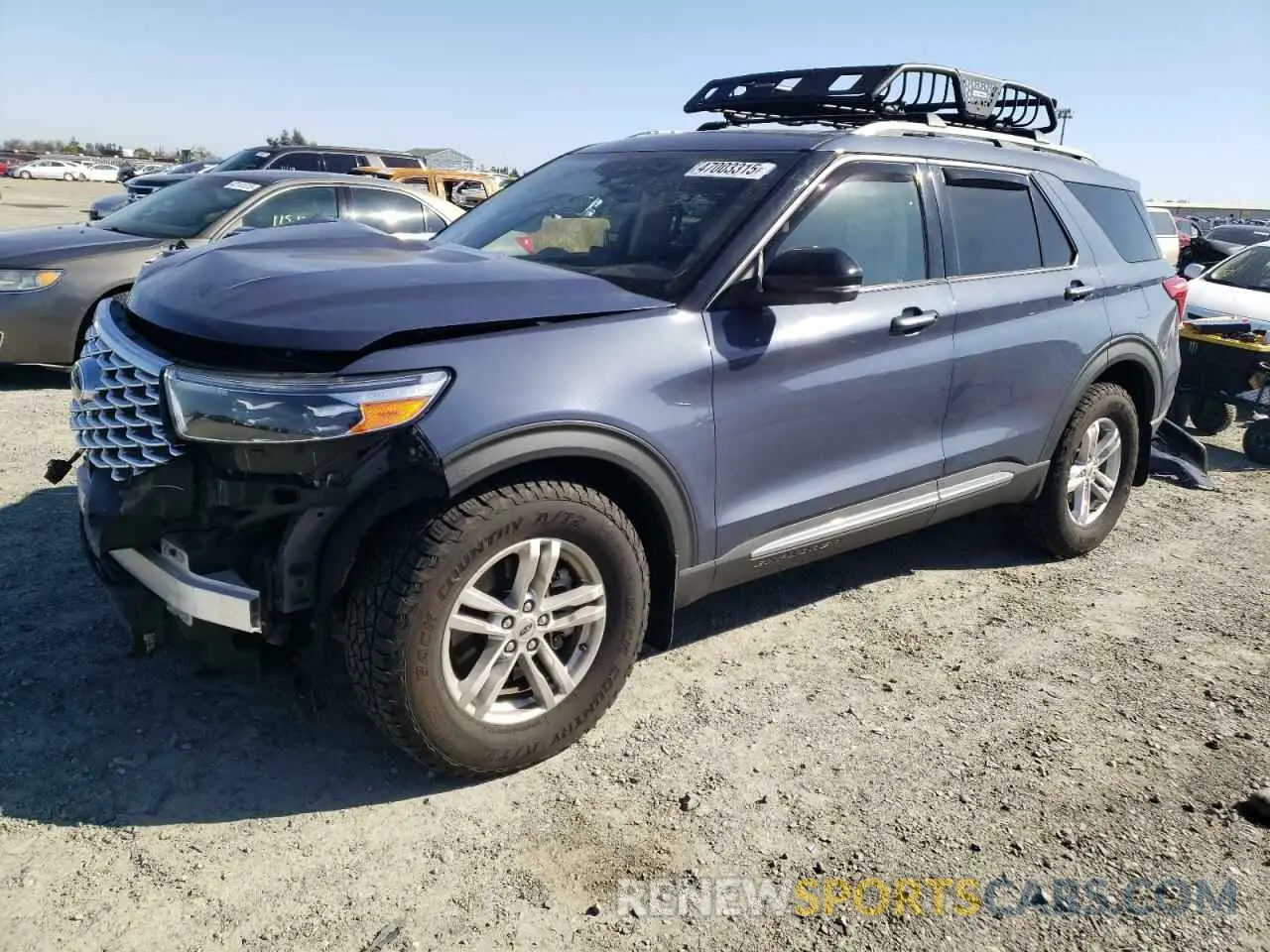 1 Photograph of a damaged car 1FM5K8HC0MGC27274 FORD EXPLORER 2021