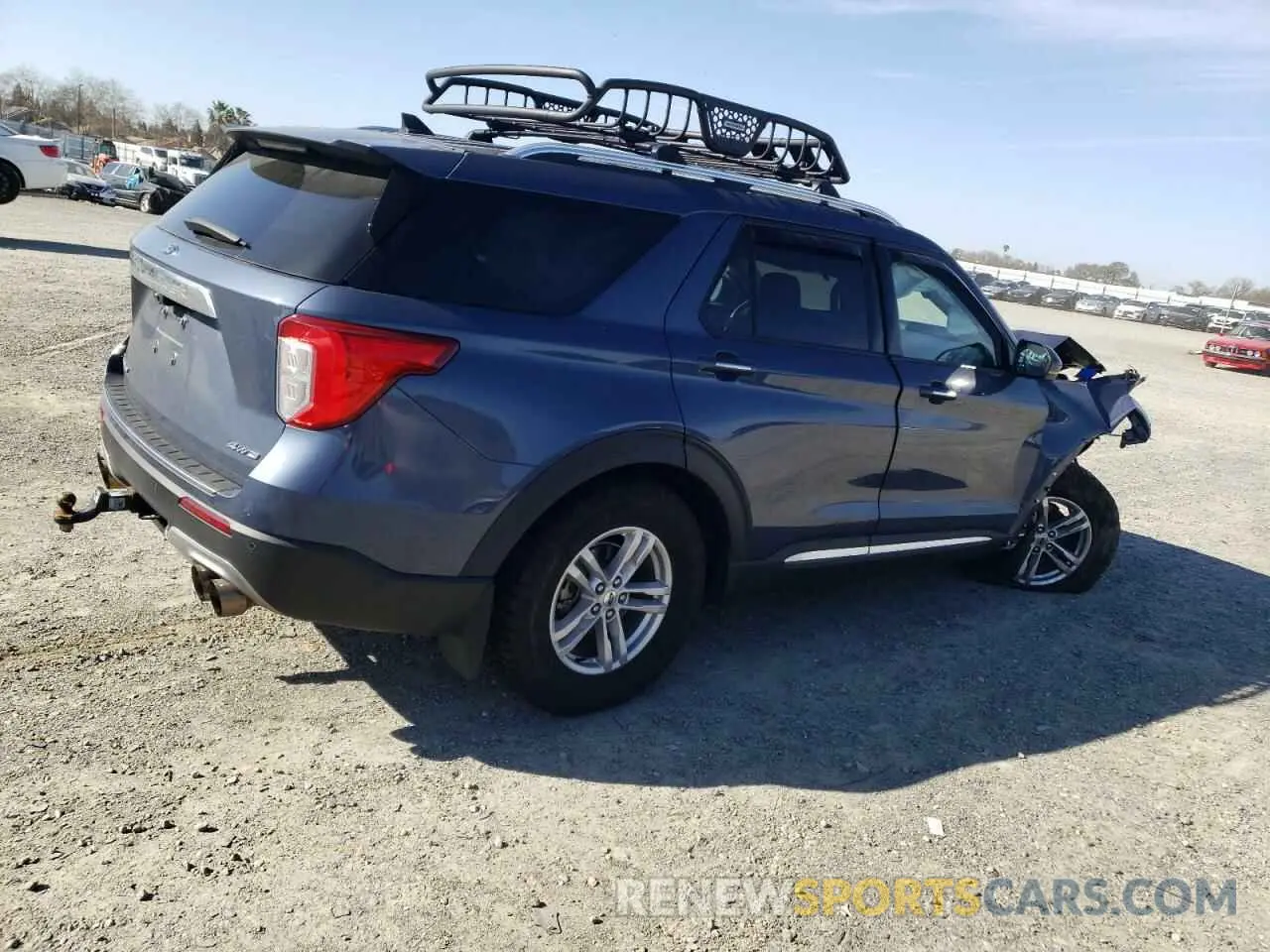 3 Photograph of a damaged car 1FM5K8HC0MGC27274 FORD EXPLORER 2021