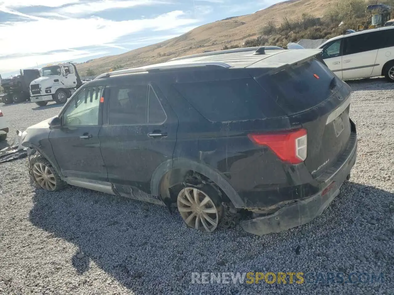 2 Photograph of a damaged car 1FM5K8HC1MGA12454 FORD EXPLORER 2021