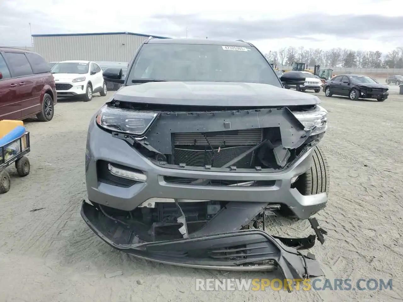 5 Фотография поврежденного автомобиля 1FM5K8HC1MGB57882 FORD EXPLORER 2021