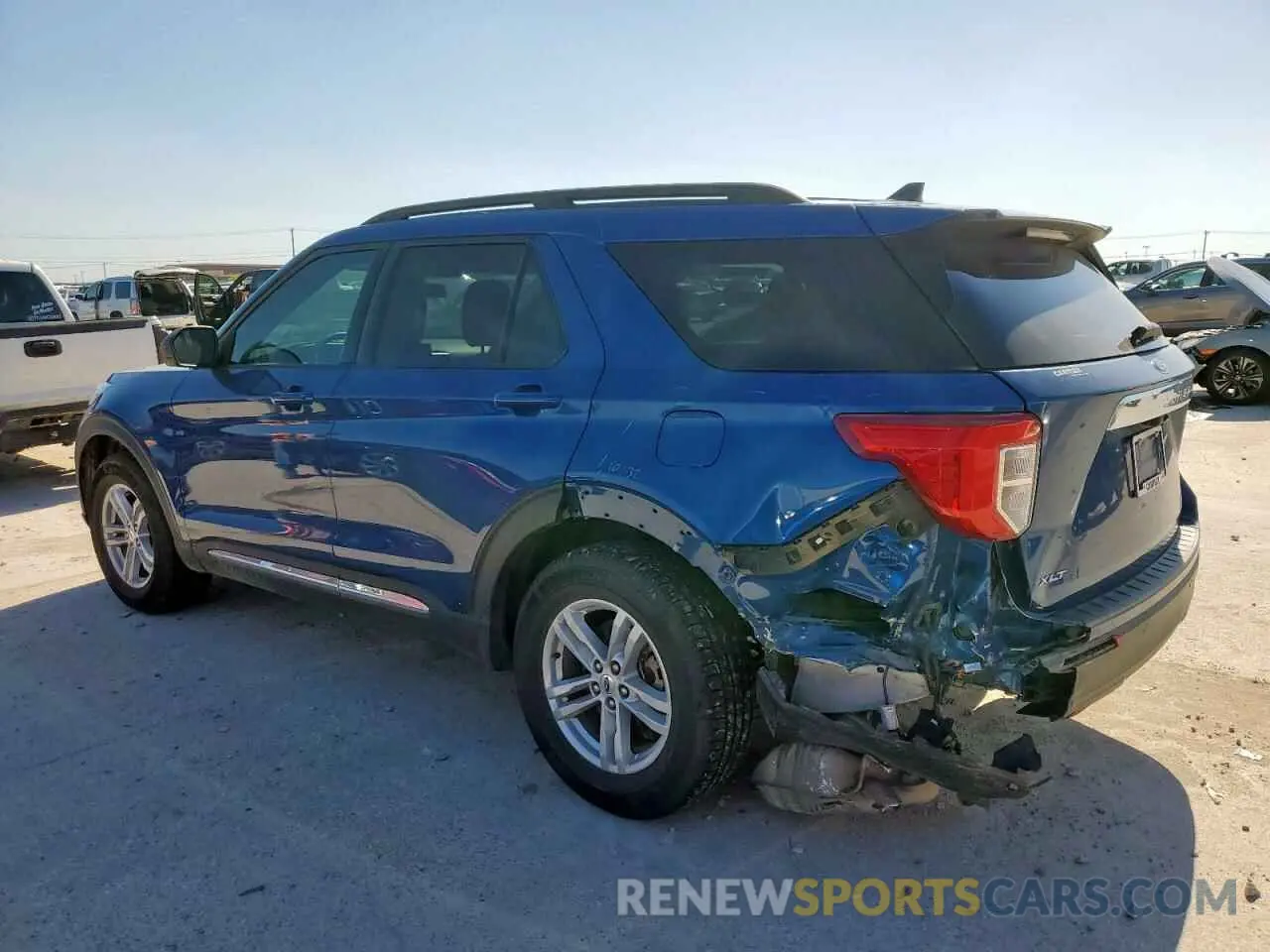 2 Photograph of a damaged car 1FMSK7DH0MGA52023 FORD EXPLORER 2021