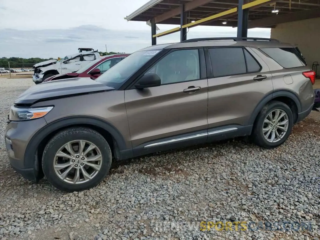 1 Photograph of a damaged car 1FMSK7DH1MGA37322 FORD EXPLORER 2021