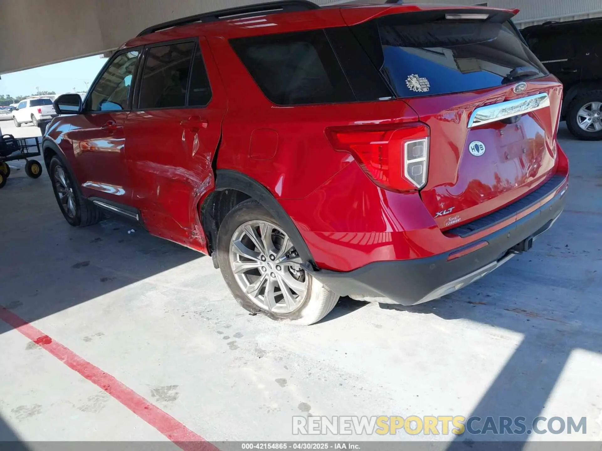 3 Photograph of a damaged car 1FMSK7DH3MGC16932 FORD EXPLORER 2021
