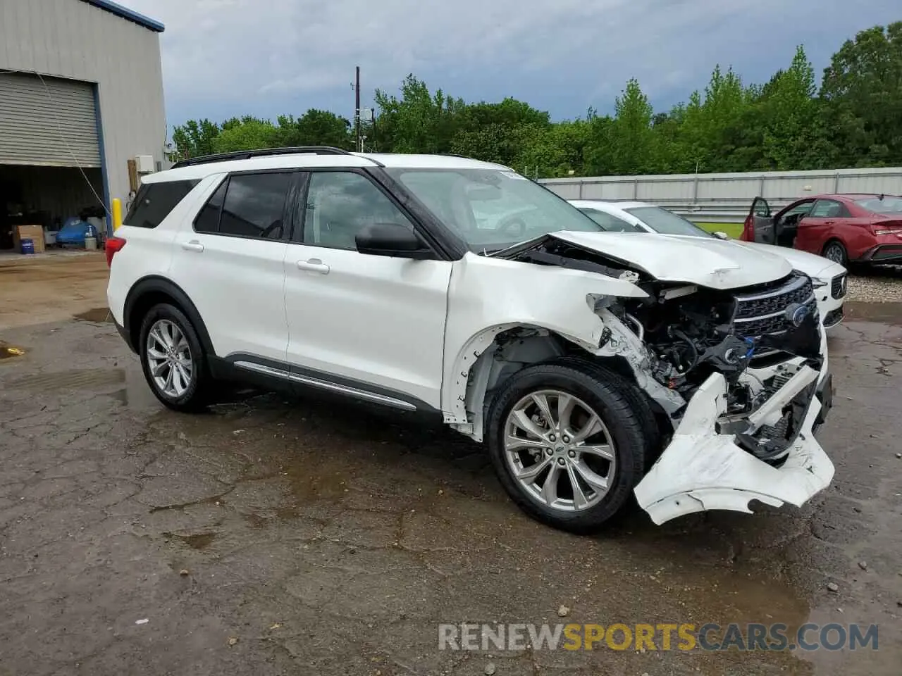 4 Photograph of a damaged car 1FMSK7DH7MGA92034 FORD EXPLORER 2021