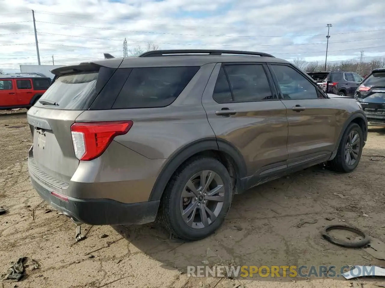 3 Photograph of a damaged car 1FMSK7DH7MGB61210 FORD EXPLORER 2021