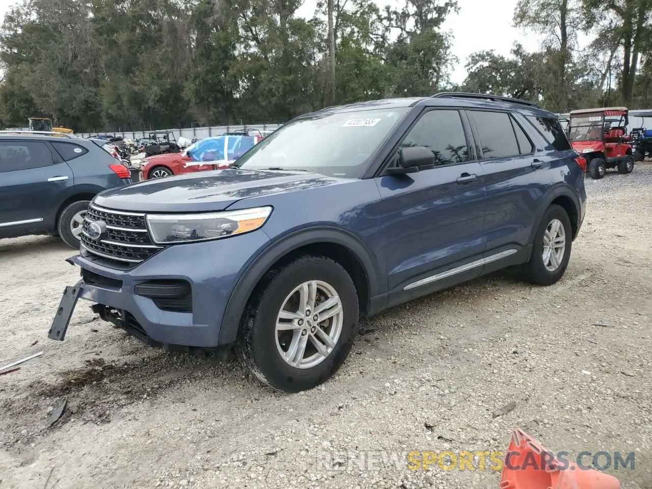 1 Photograph of a damaged car 1FMSK7DHXMGB40688 FORD EXPLORER 2021