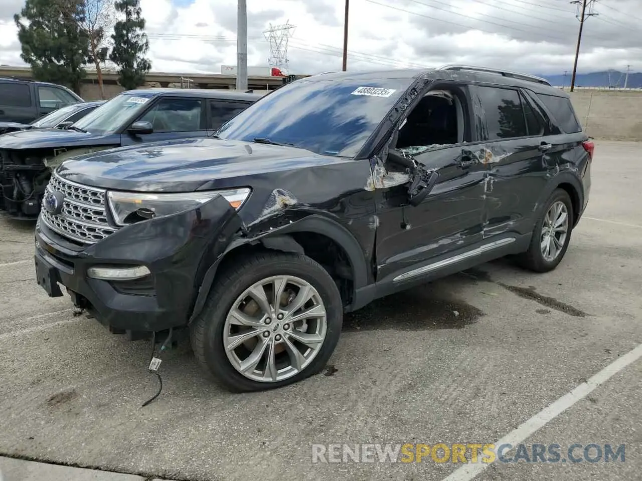 1 Photograph of a damaged car 1FMSK7FHXMGB52658 FORD EXPLORER 2021