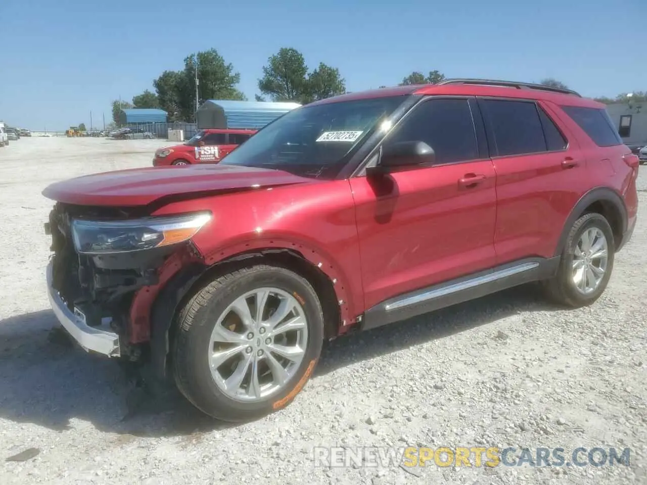 1 Photograph of a damaged car 1FMSK8DH0MGA58894 FORD EXPLORER 2021