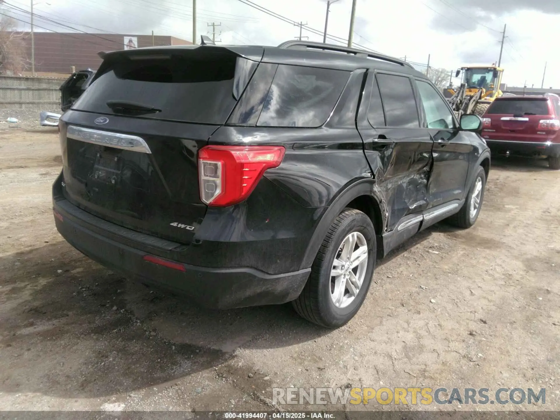 4 Фотография поврежденного автомобиля 1FMSK8DH3MGB42417 FORD EXPLORER 2021