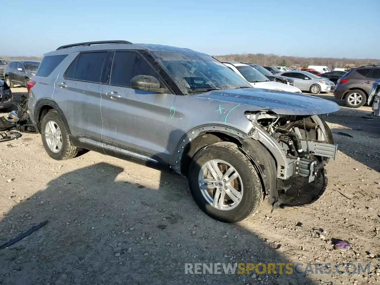 4 Фотография поврежденного автомобиля 1FMSK8DH3MGB91231 FORD EXPLORER 2021