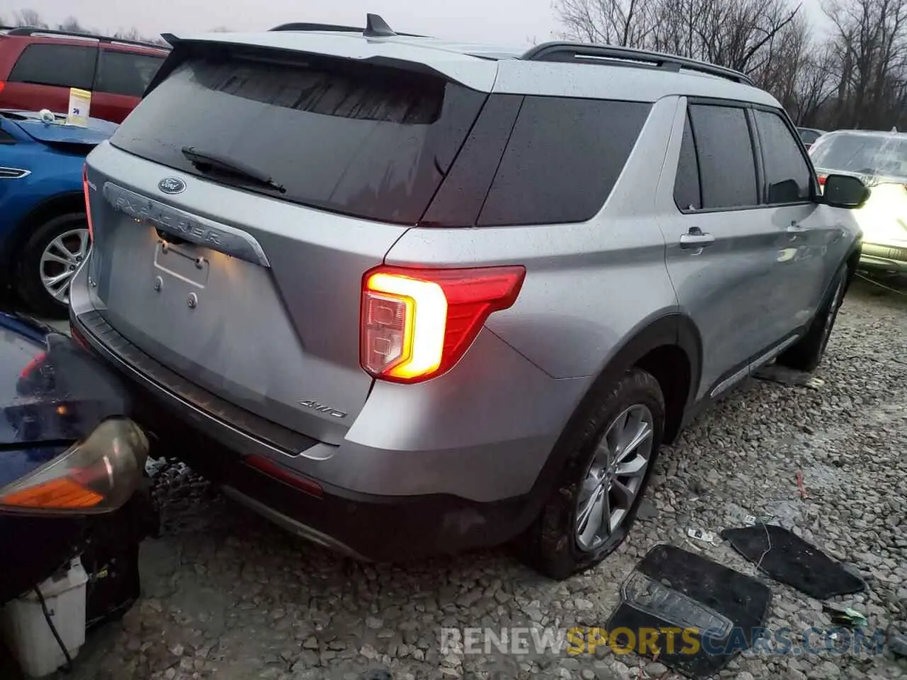 3 Photograph of a damaged car 1FMSK8DH3MGC15267 FORD EXPLORER 2021