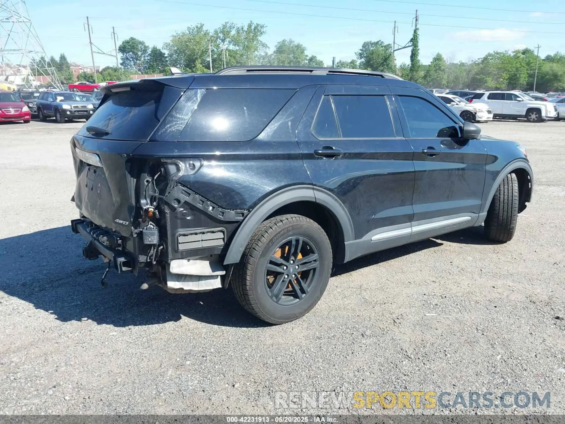 4 Фотография поврежденного автомобиля 1FMSK8DH6MGB10383 FORD EXPLORER 2021