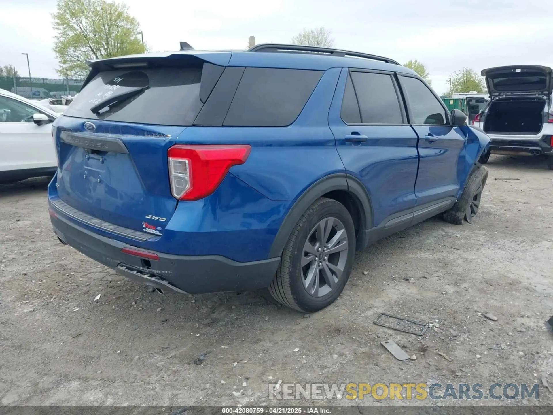 4 Фотография поврежденного автомобиля 1FMSK8DH6MGC22312 FORD EXPLORER 2021