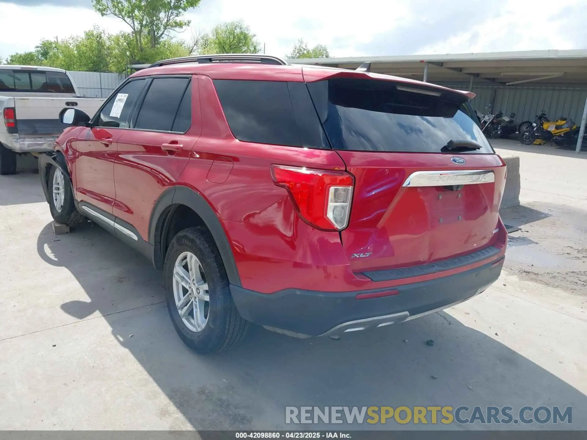 3 Photograph of a damaged car 1FMSK8DH9MGA58490 FORD EXPLORER 2021