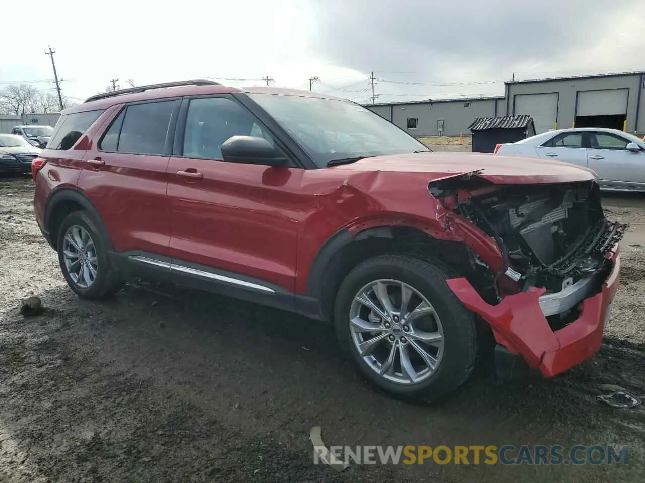 4 Photograph of a damaged car 1FMSK8DH9MGC51416 FORD EXPLORER 2021