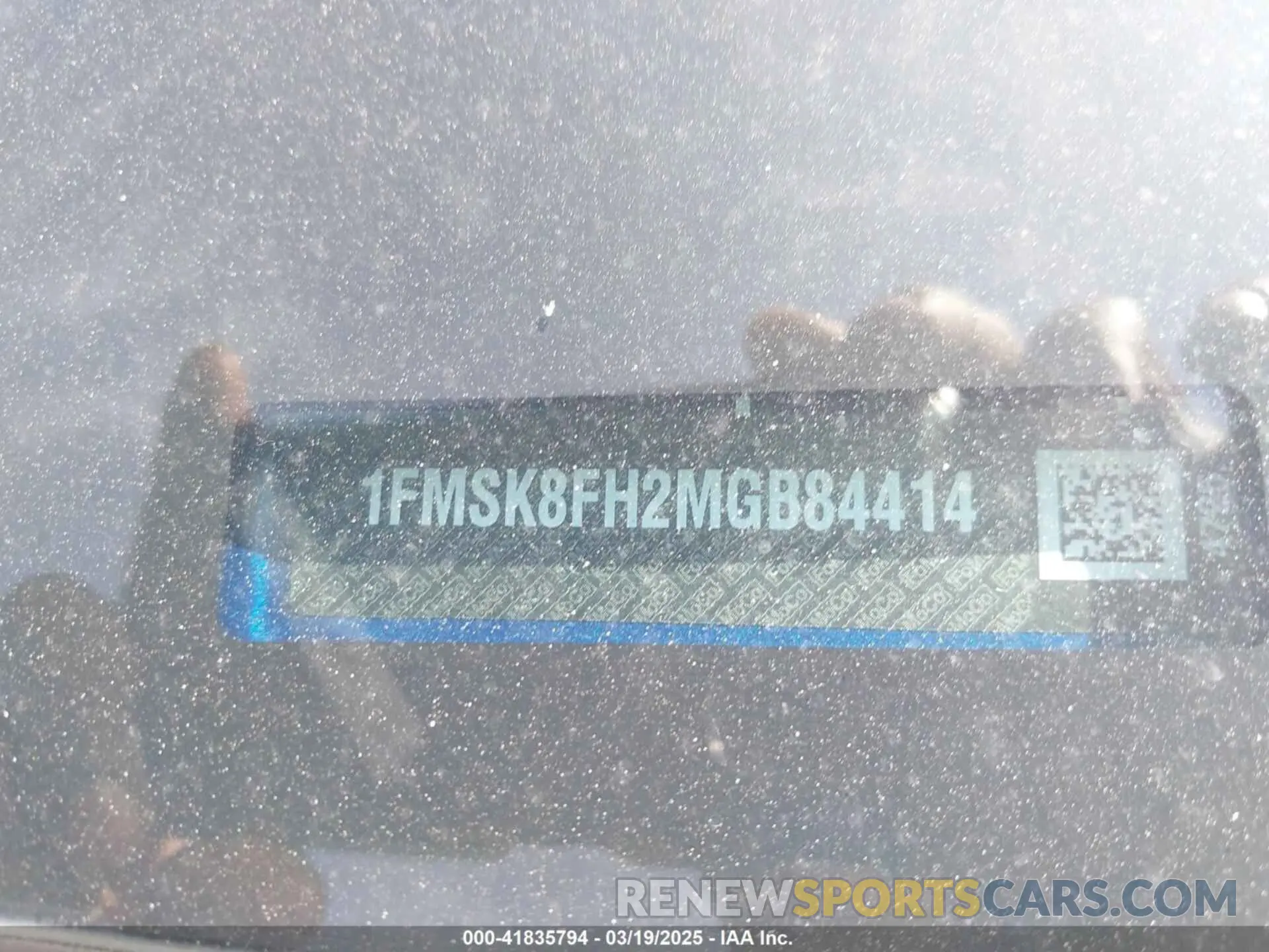 9 Photograph of a damaged car 1FMSK8FH2MGB84414 FORD EXPLORER 2021