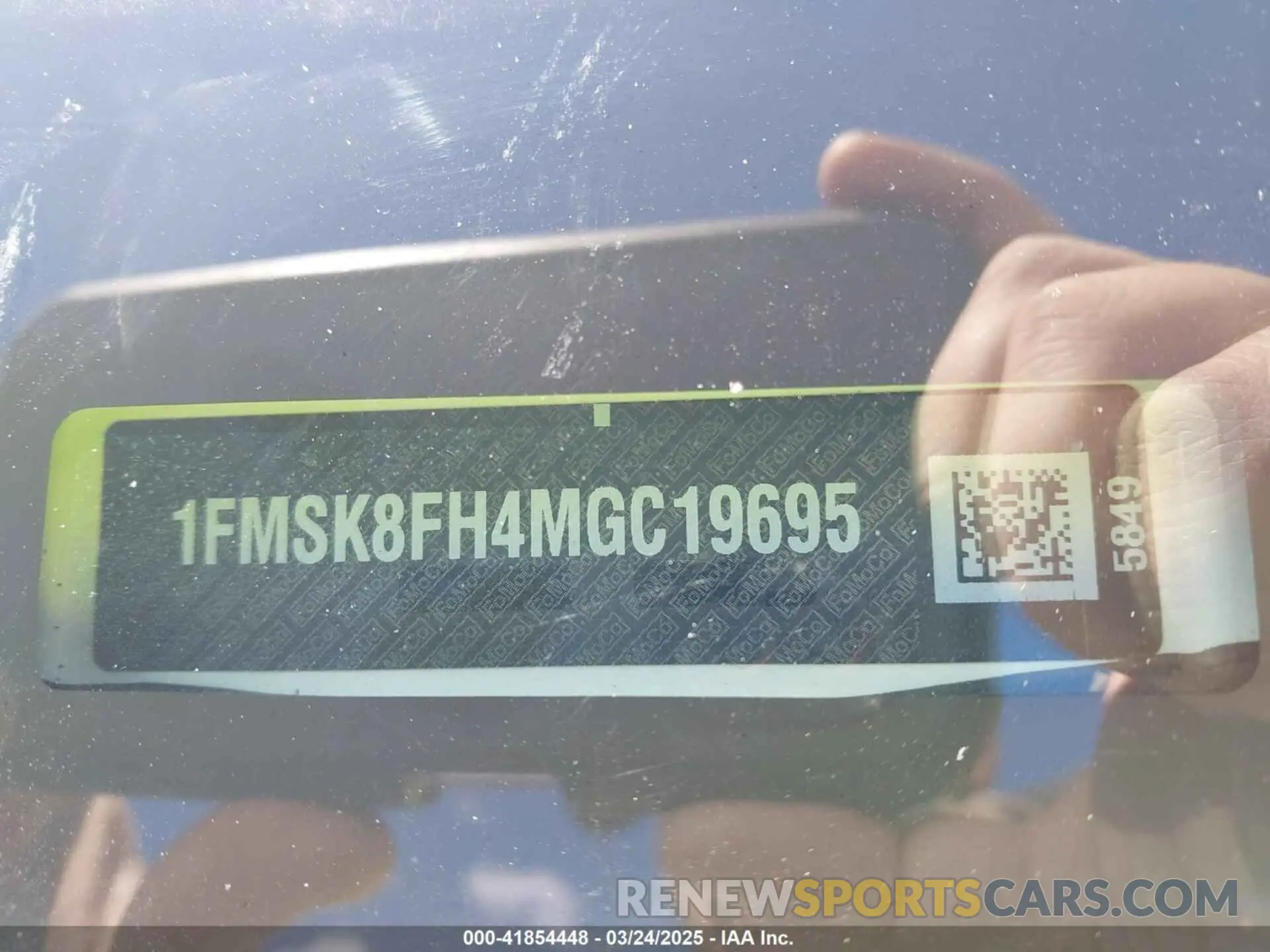 9 Фотография поврежденного автомобиля 1FMSK8FH4MGC19695 FORD EXPLORER 2021