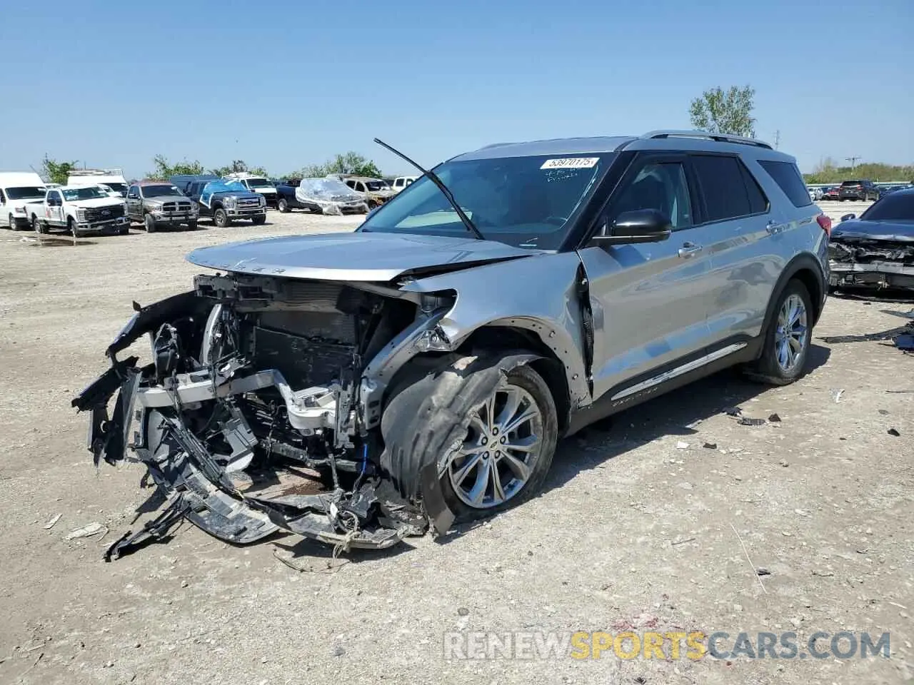 1 Photograph of a damaged car 1FMSK8FH6MGA21118 FORD EXPLORER 2021