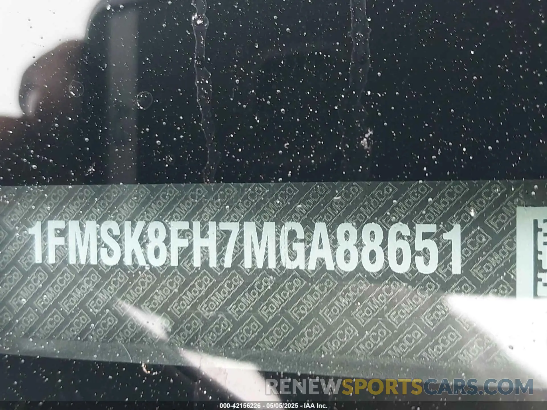 9 Photograph of a damaged car 1FMSK8FH7MGA88651 FORD EXPLORER 2021
