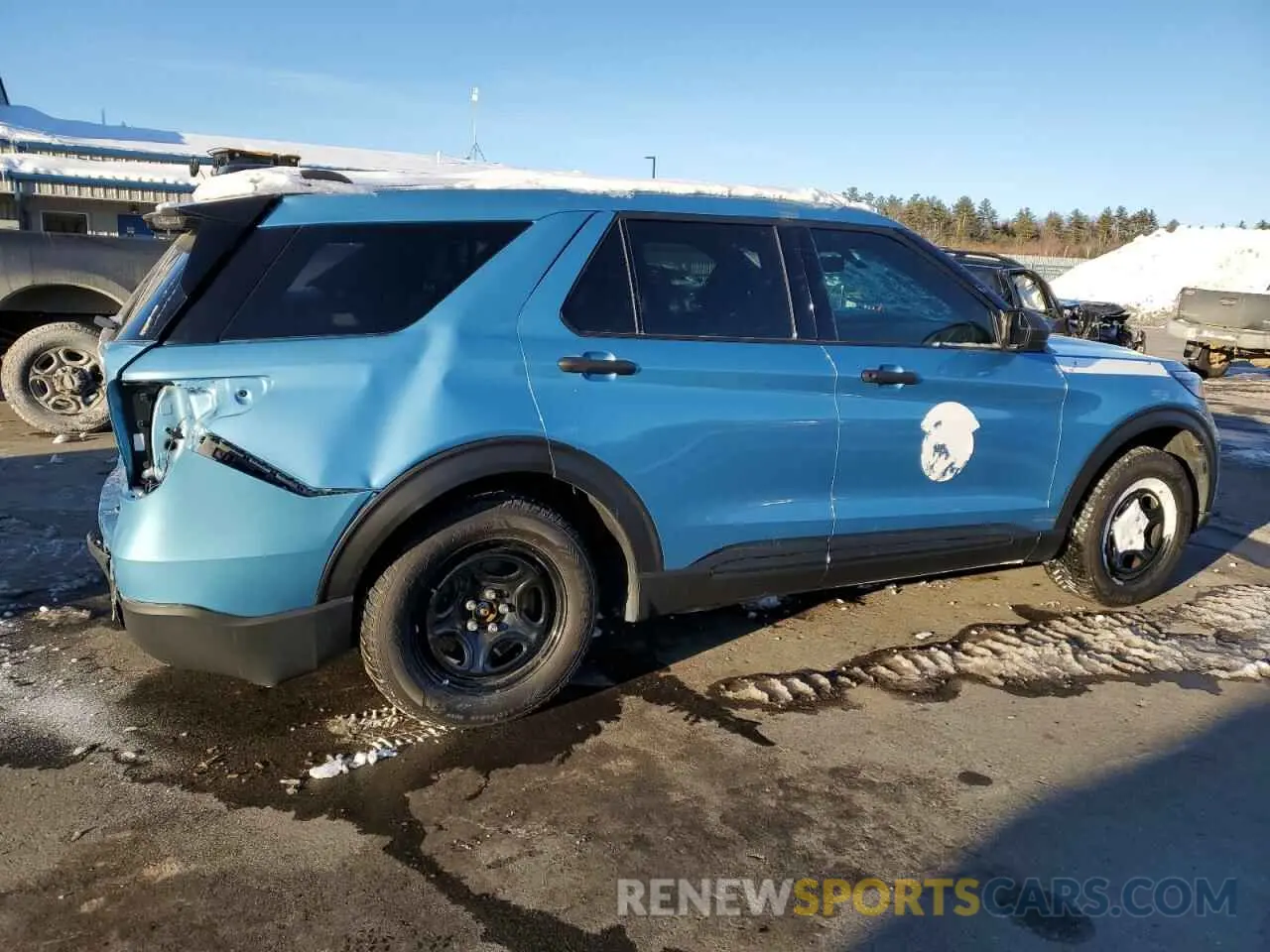 3 Фотография поврежденного автомобиля 1FM5K8AB2NGB77156 FORD EXPLORER 2022