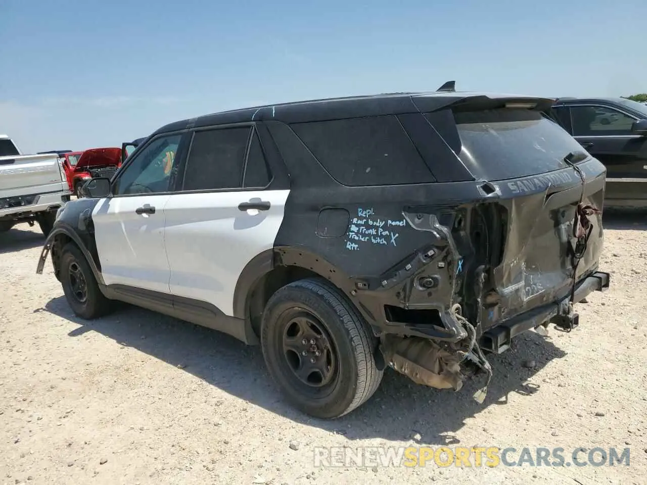 2 Photograph of a damaged car 1FM5K8AB6NGA48613 FORD EXPLORER 2022