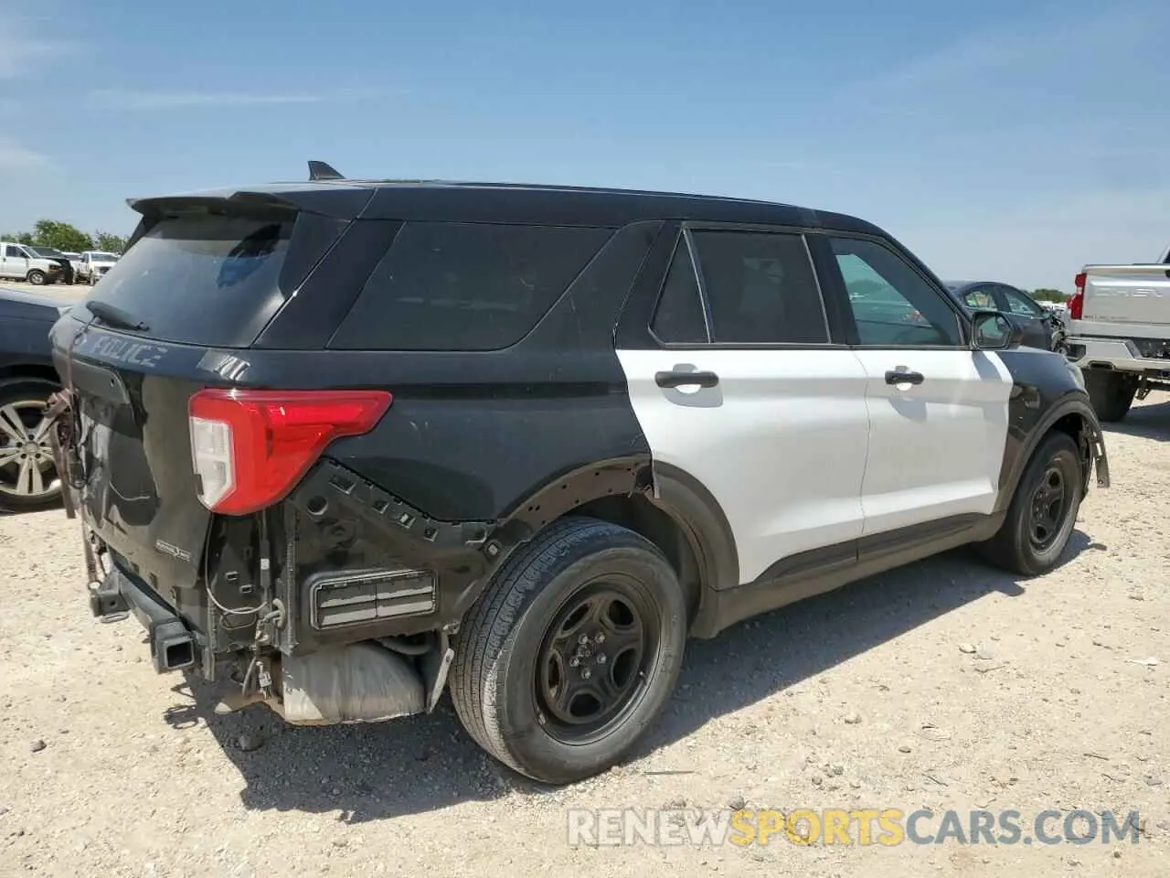 3 Photograph of a damaged car 1FM5K8AB6NGA48613 FORD EXPLORER 2022