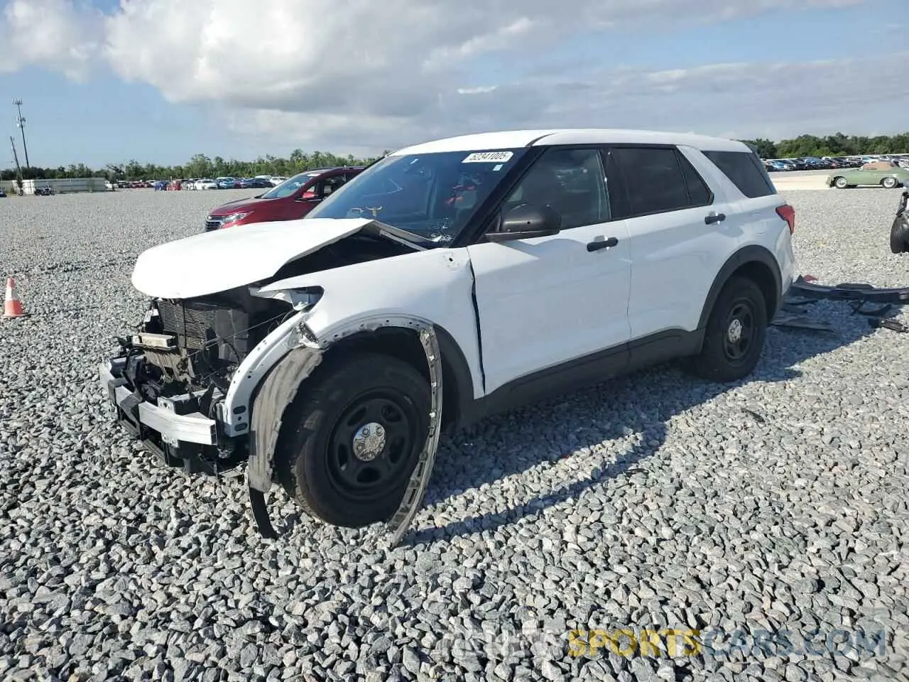1 Photograph of a damaged car 1FM5K8ABXNGB71556 FORD EXPLORER 2022