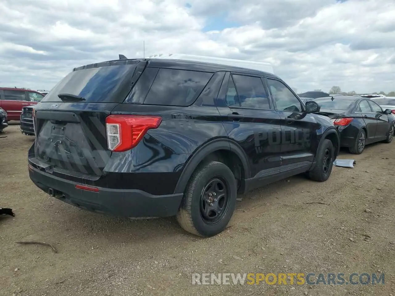 3 Photograph of a damaged car 1FM5K8ABXNGC43307 FORD EXPLORER 2022
