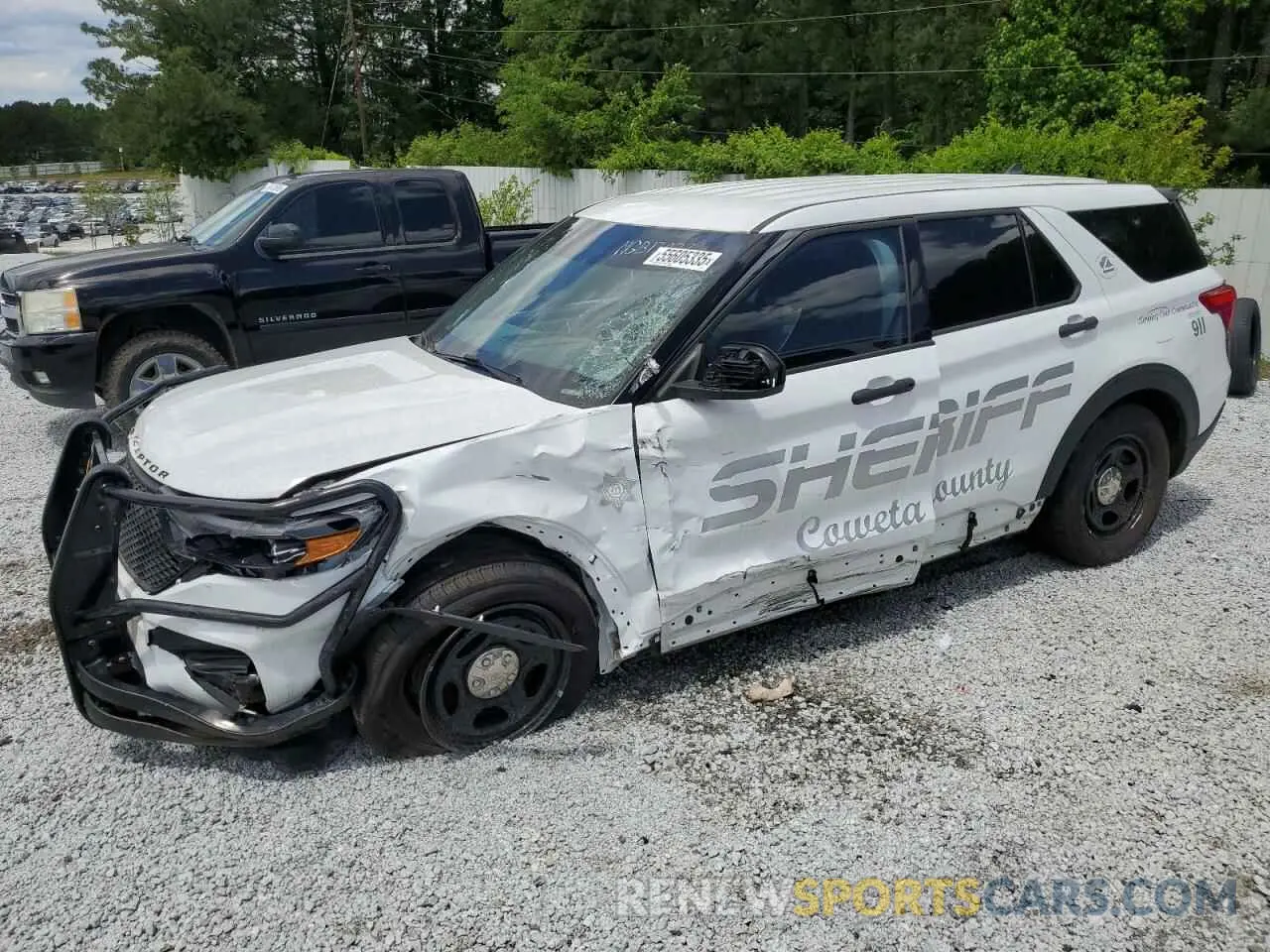 1 Photograph of a damaged car 1FM5K8AC1NGB17877 FORD EXPLORER 2022