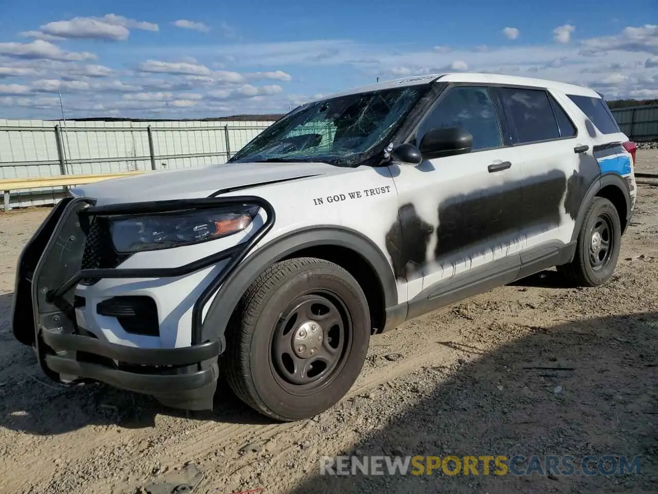 1 Photograph of a damaged car 1FM5K8AC5NGA51768 FORD EXPLORER 2022