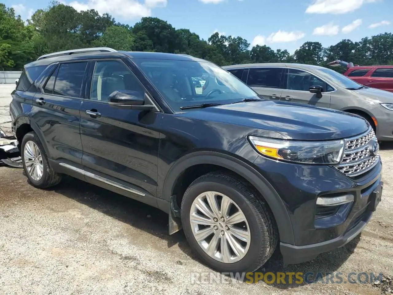 4 Photograph of a damaged car 1FM5K8FW6NNA10970 FORD EXPLORER 2022