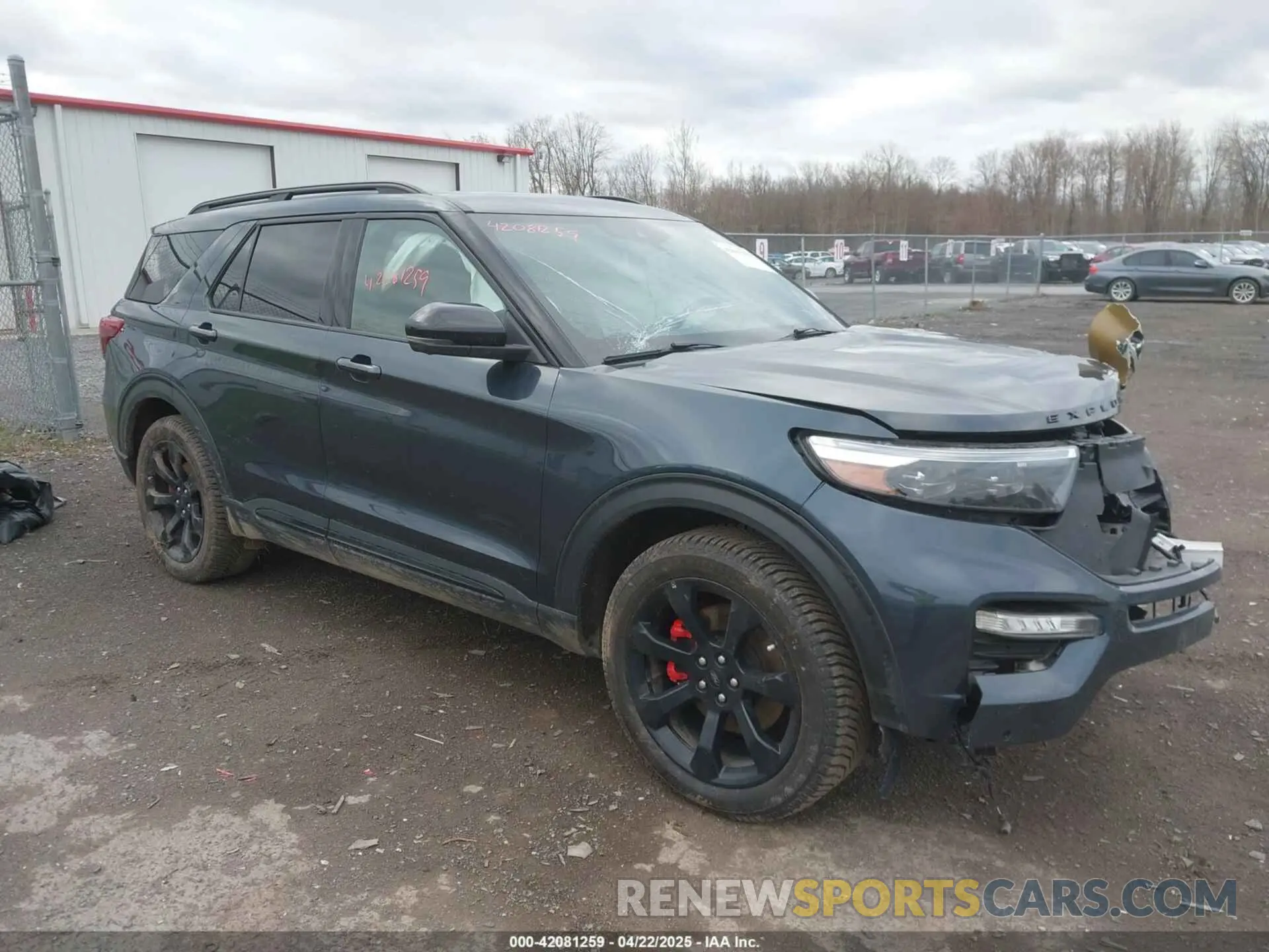 1 Photograph of a damaged car 1FM5K8GC2NGB82874 FORD EXPLORER 2022