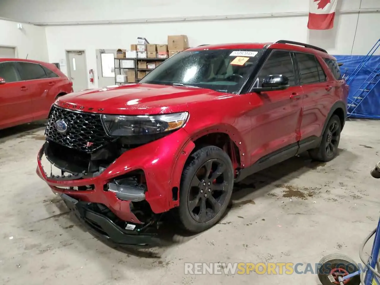 1 Photograph of a damaged car 1FM5K8GC4NGA65930 FORD EXPLORER 2022