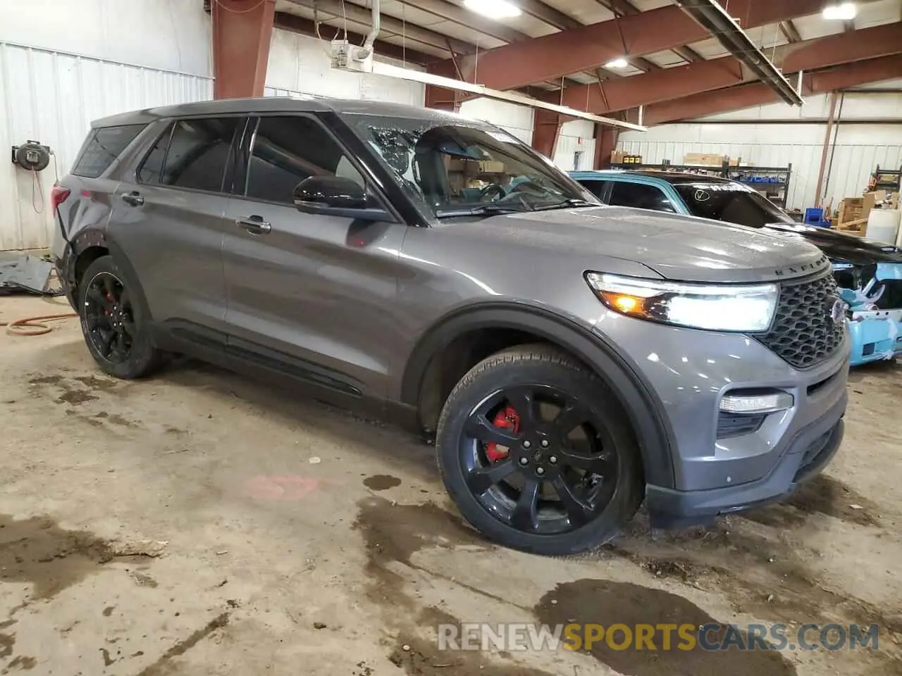 4 Photograph of a damaged car 1FM5K8GC5NGB89883 FORD EXPLORER 2022