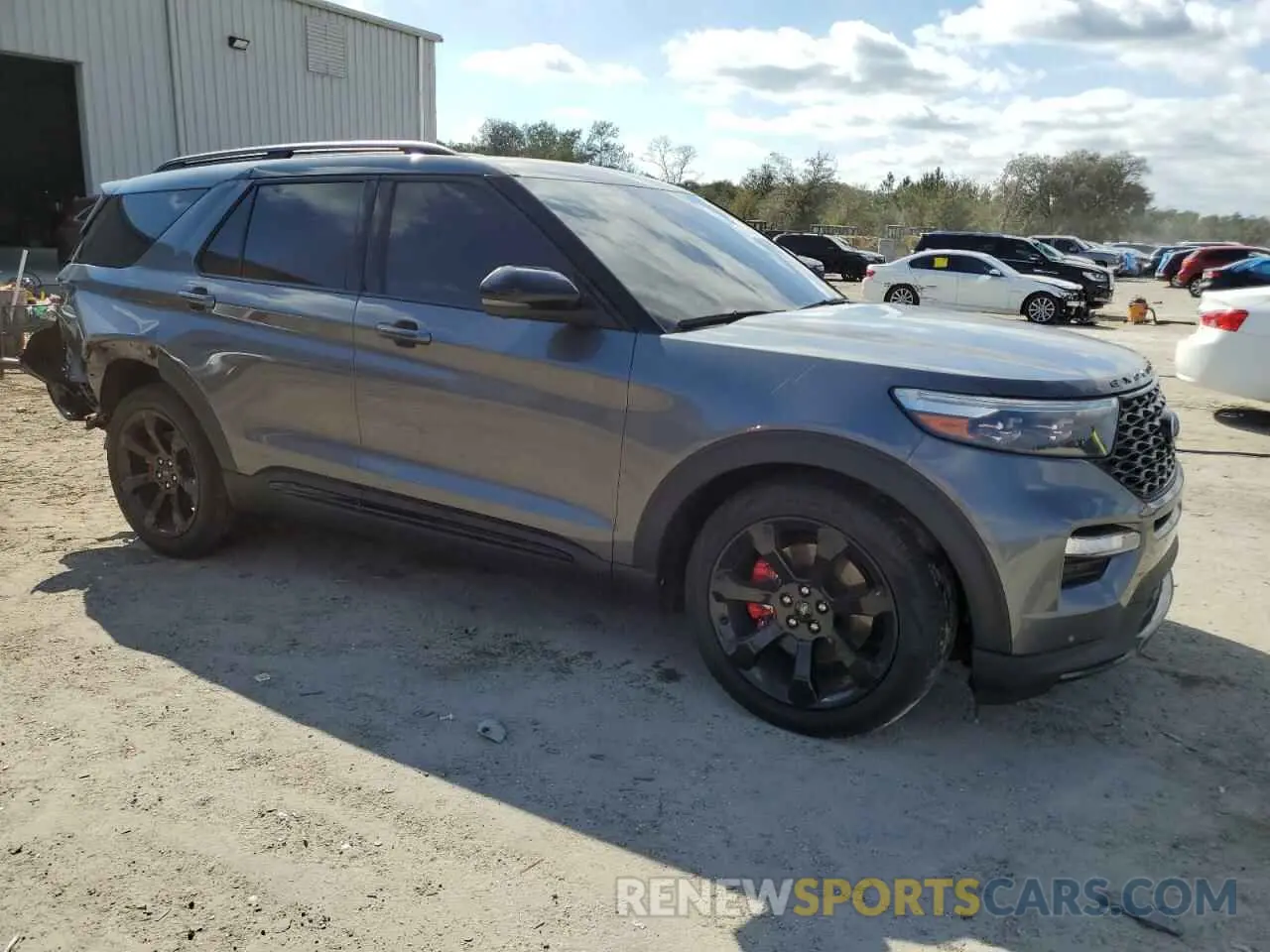 4 Фотография поврежденного автомобиля 1FM5K8GC7NGB90453 FORD EXPLORER 2022