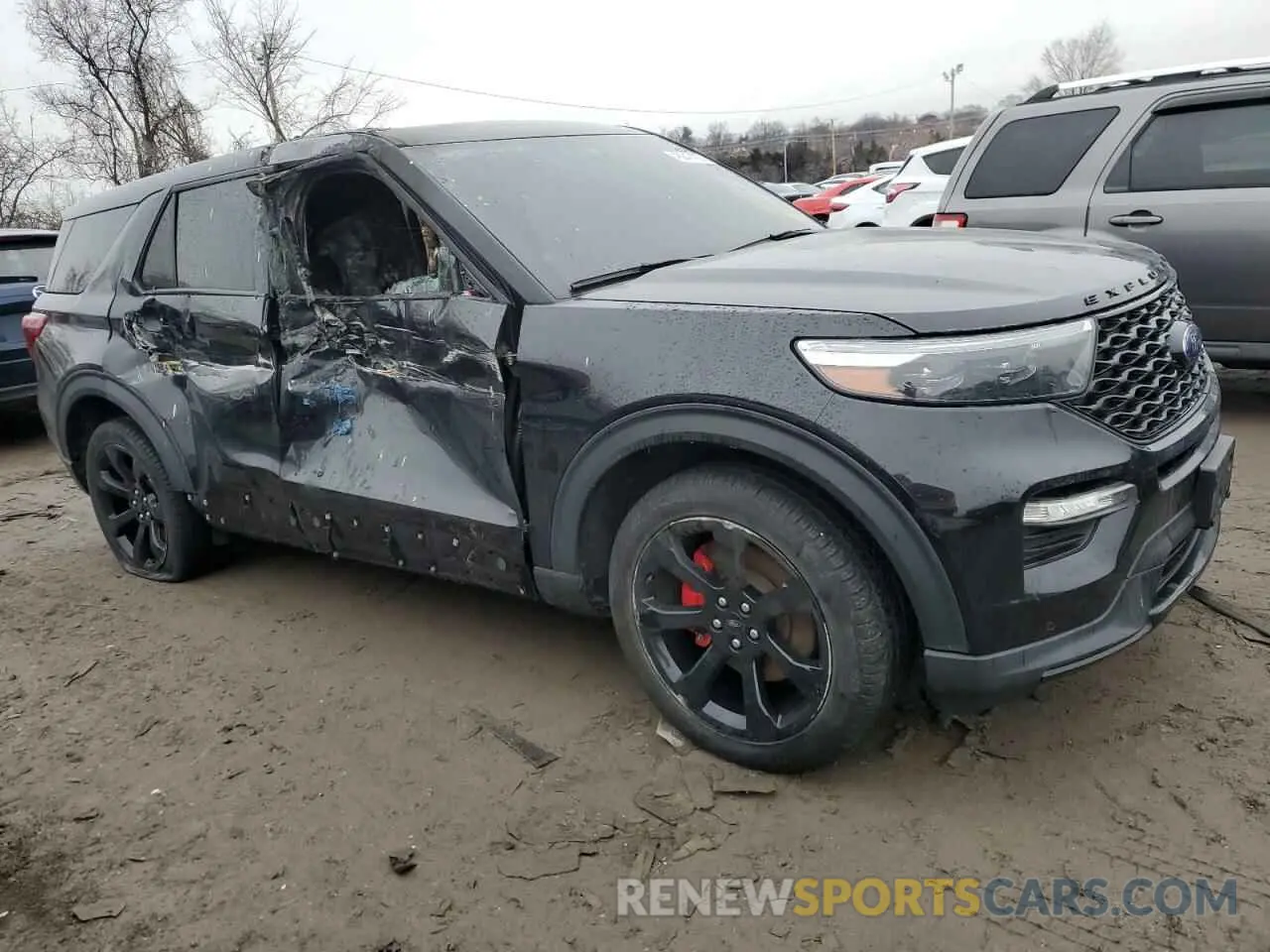 4 Фотография поврежденного автомобиля 1FM5K8GCXNGC46014 FORD EXPLORER 2022