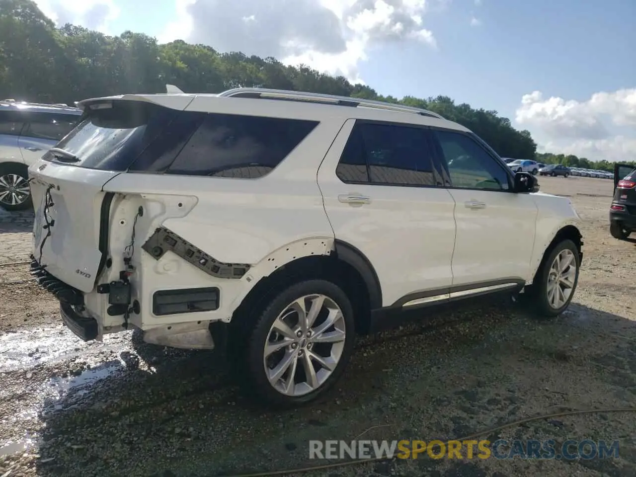 3 Photograph of a damaged car 1FM5K8HC0NGB09775 FORD EXPLORER 2022