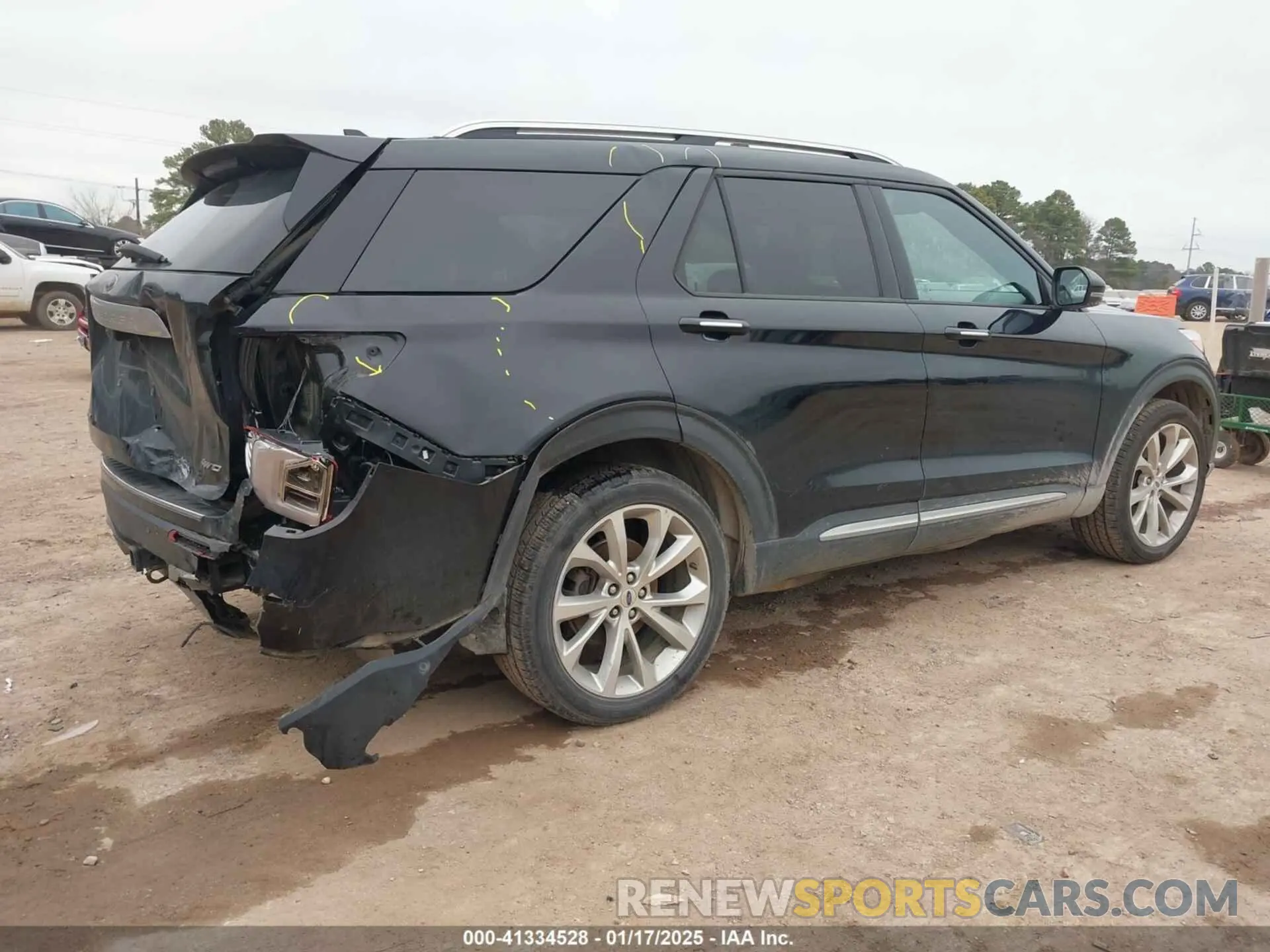 4 Фотография поврежденного автомобиля 1FM5K8HC5NGA35754 FORD EXPLORER 2022
