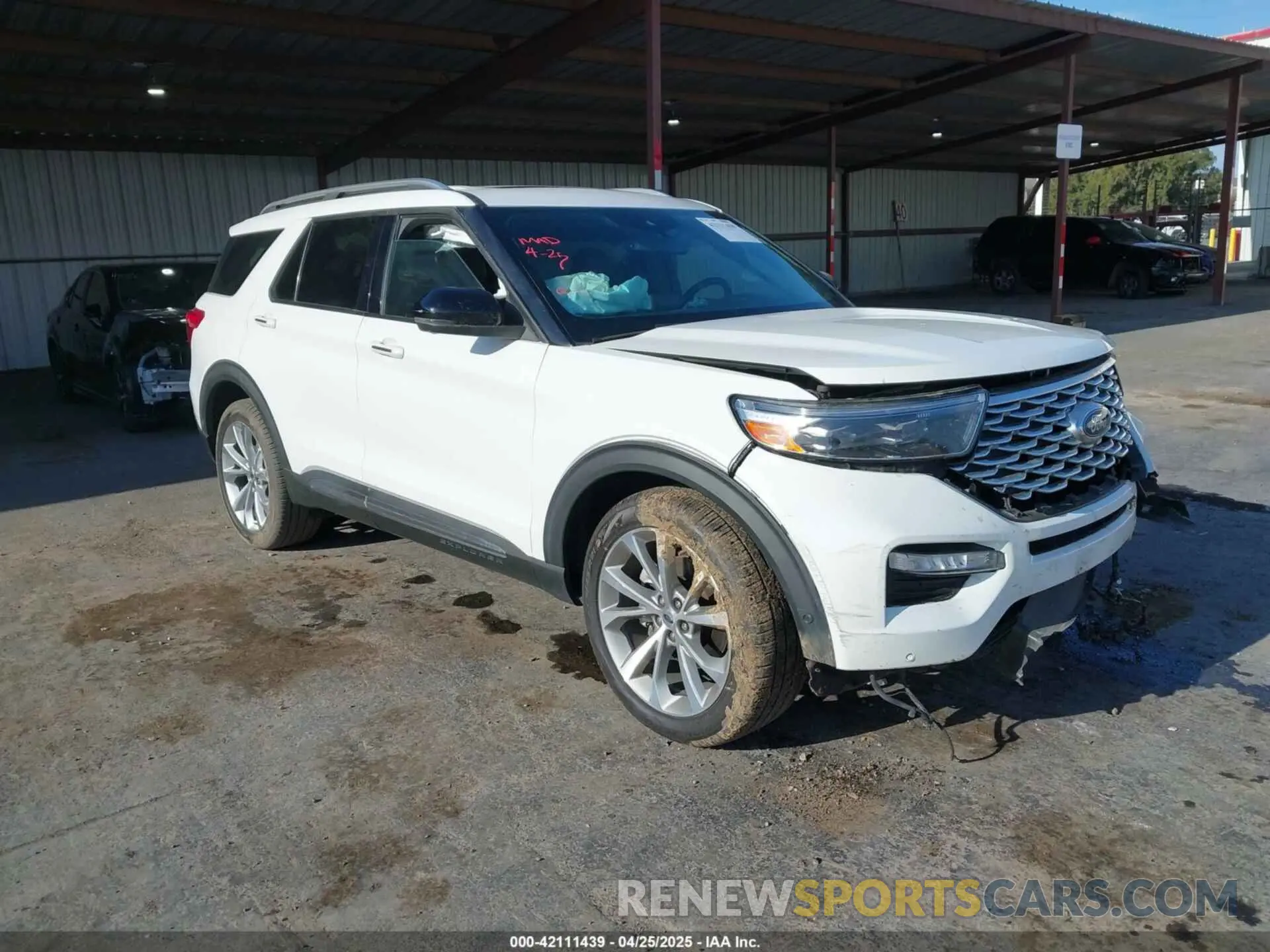 1 Photograph of a damaged car 1FM5K8HC8NGA37532 FORD EXPLORER 2022