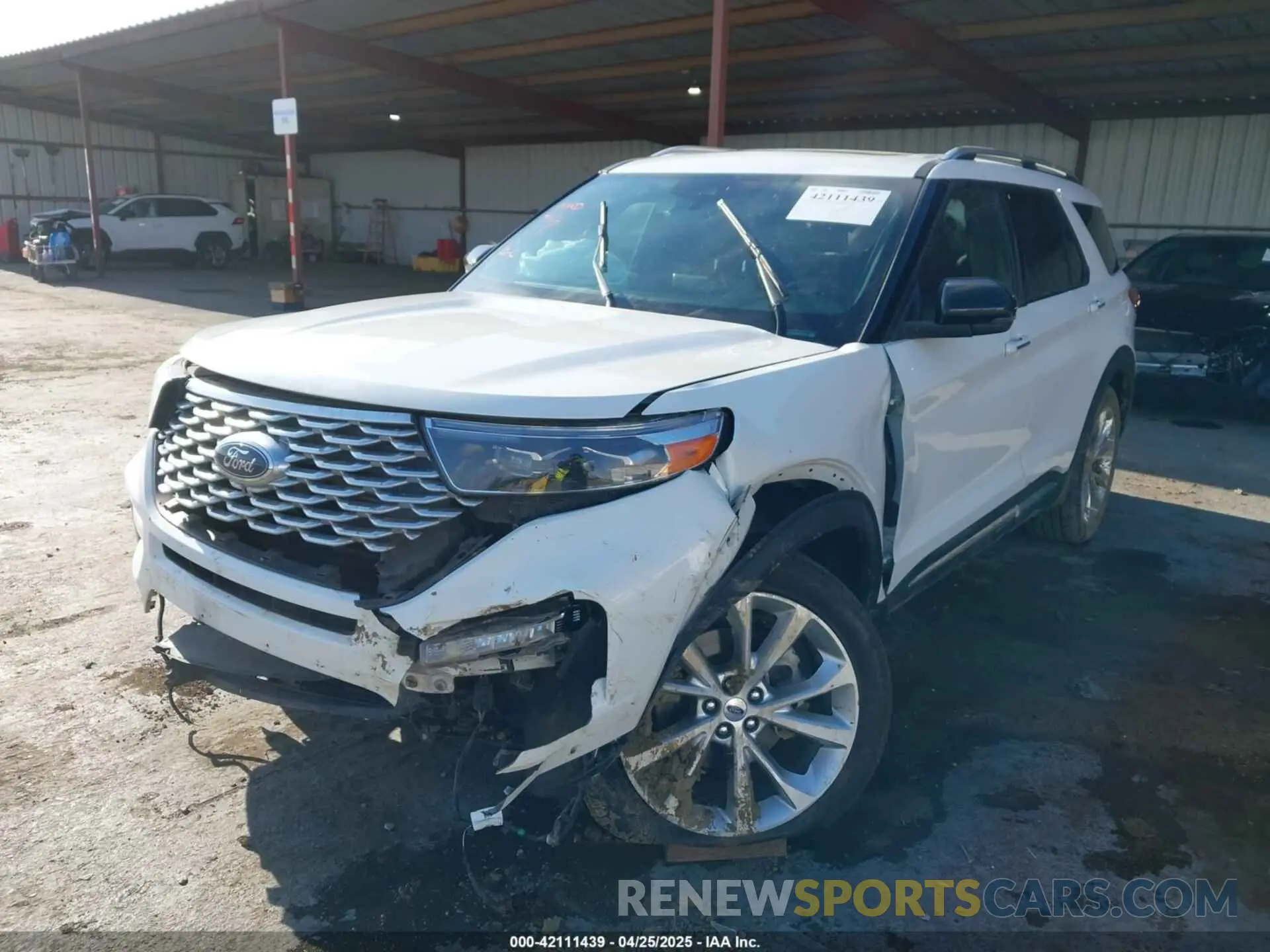 6 Photograph of a damaged car 1FM5K8HC8NGA37532 FORD EXPLORER 2022