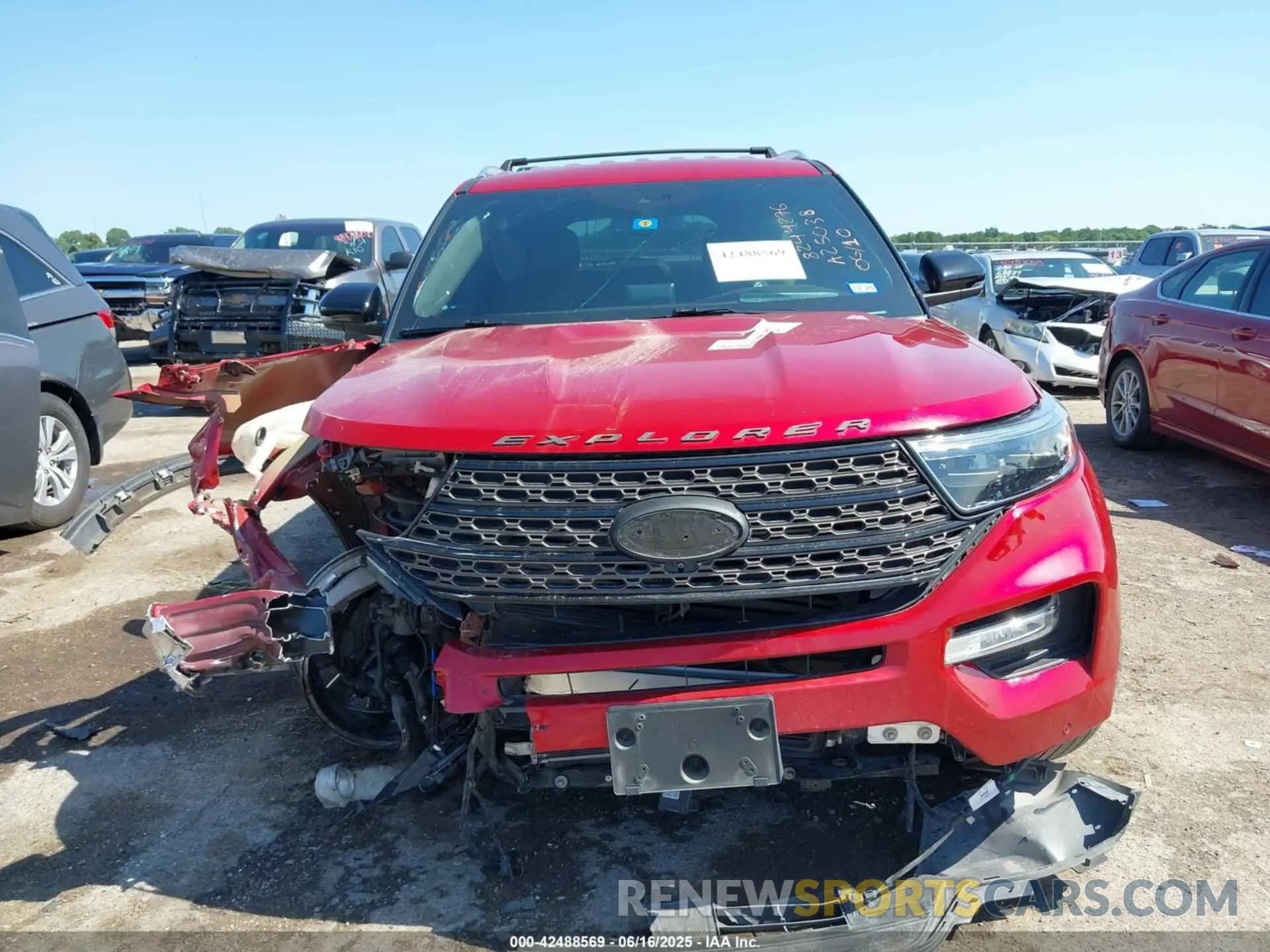 13 Фотография поврежденного автомобиля 1FM5K8LC7NGA25038 FORD EXPLORER 2022