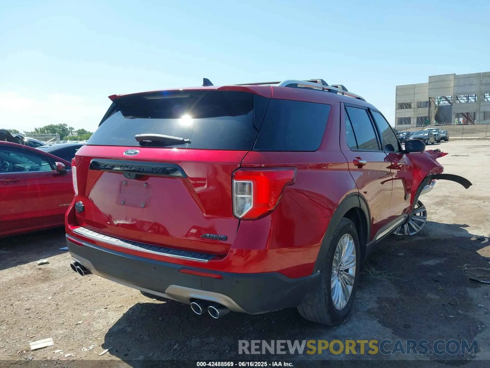4 Фотография поврежденного автомобиля 1FM5K8LC7NGA25038 FORD EXPLORER 2022