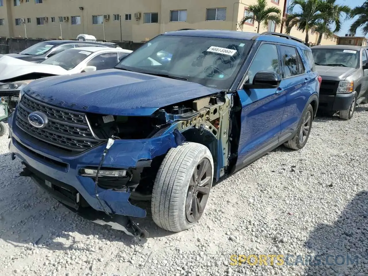 1 Photograph of a damaged car 1FMSK7DH3NGC39399 FORD EXPLORER 2022