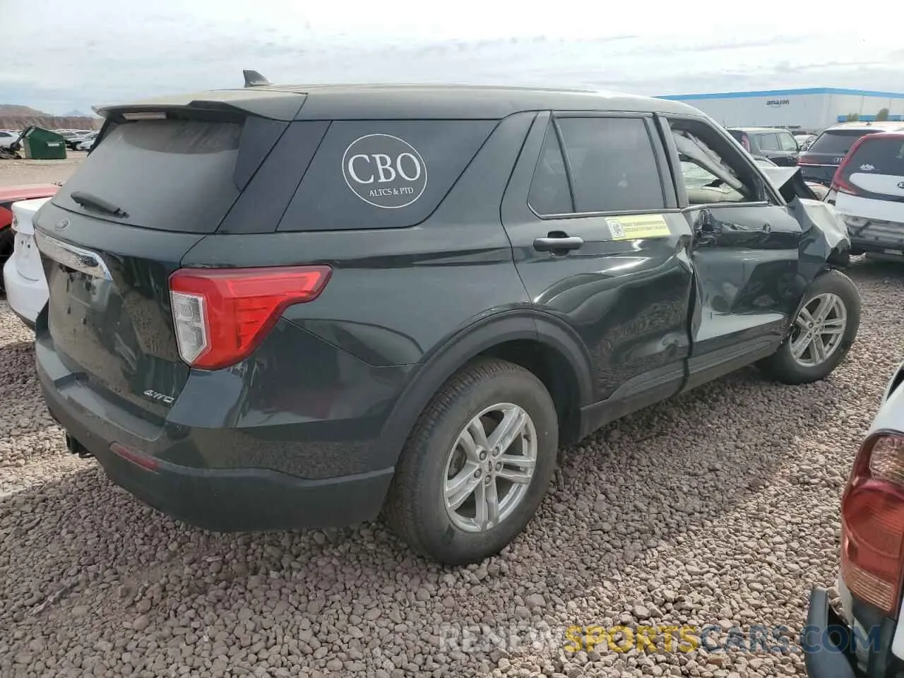 3 Фотография поврежденного автомобиля 1FMSK8BB1NGC22315 FORD EXPLORER 2022