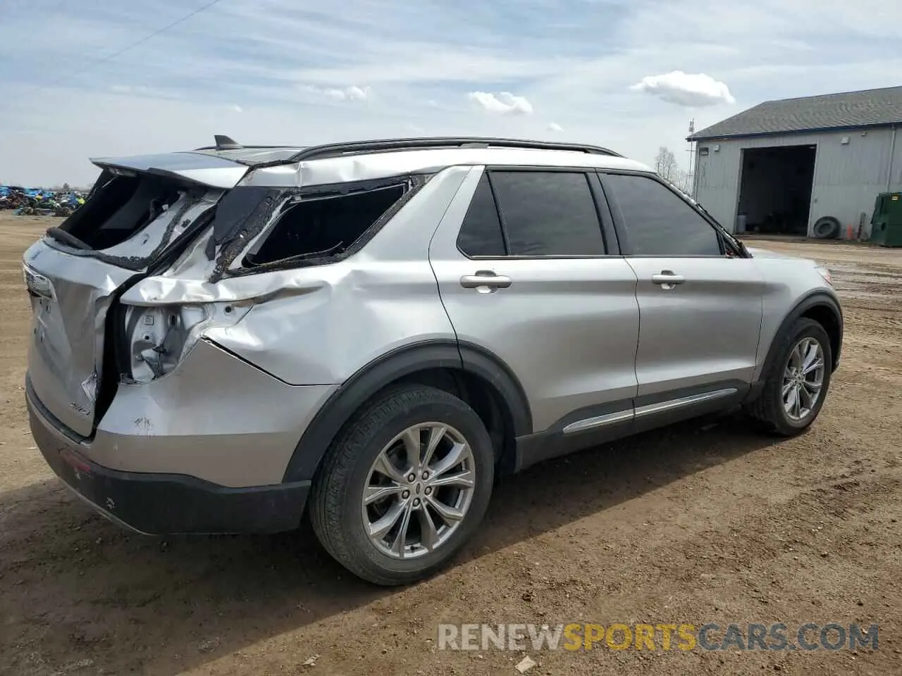 3 Фотография поврежденного автомобиля 1FMSK8DH3NGA26684 FORD EXPLORER 2022