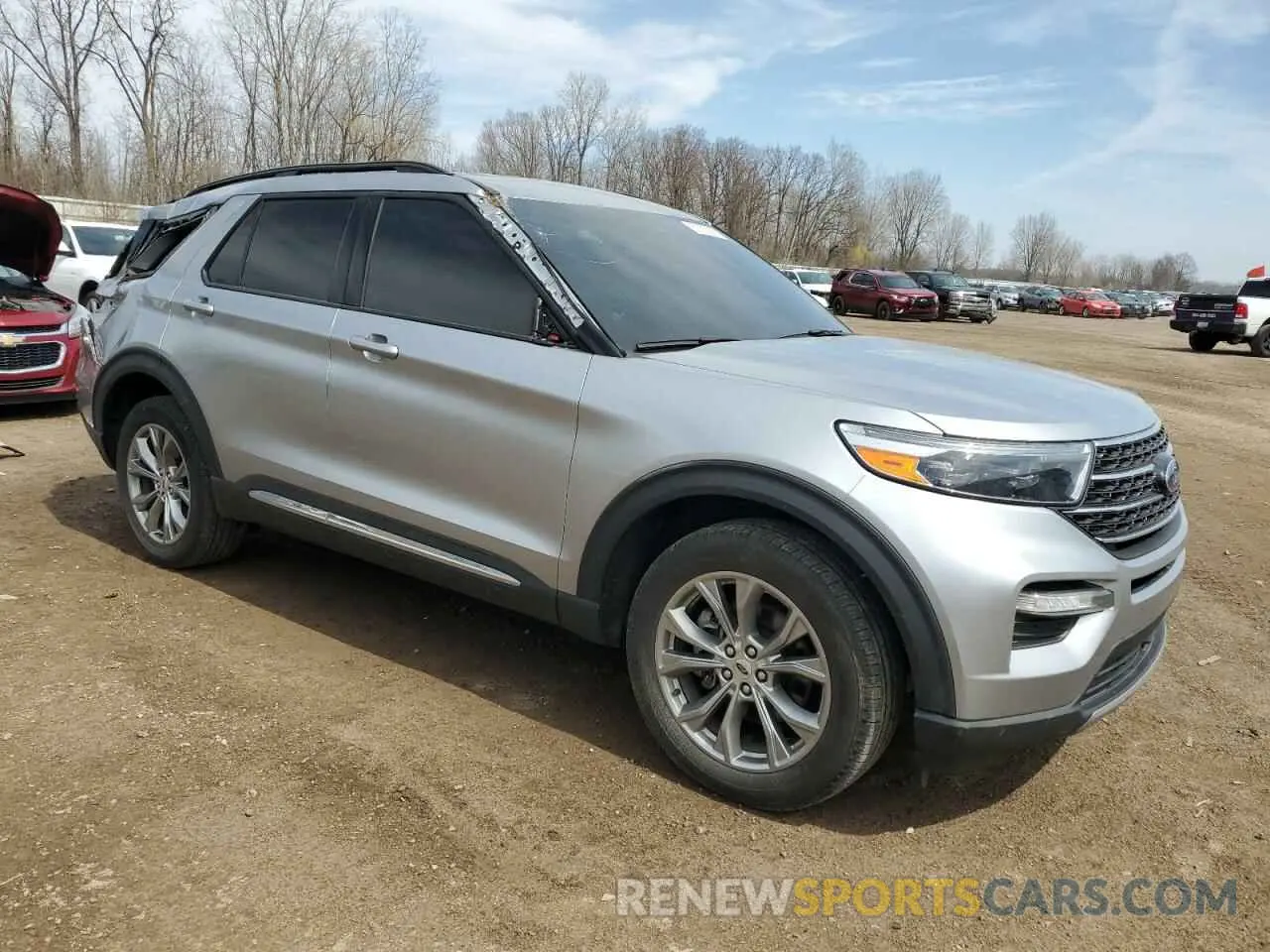 4 Фотография поврежденного автомобиля 1FMSK8DH3NGA26684 FORD EXPLORER 2022