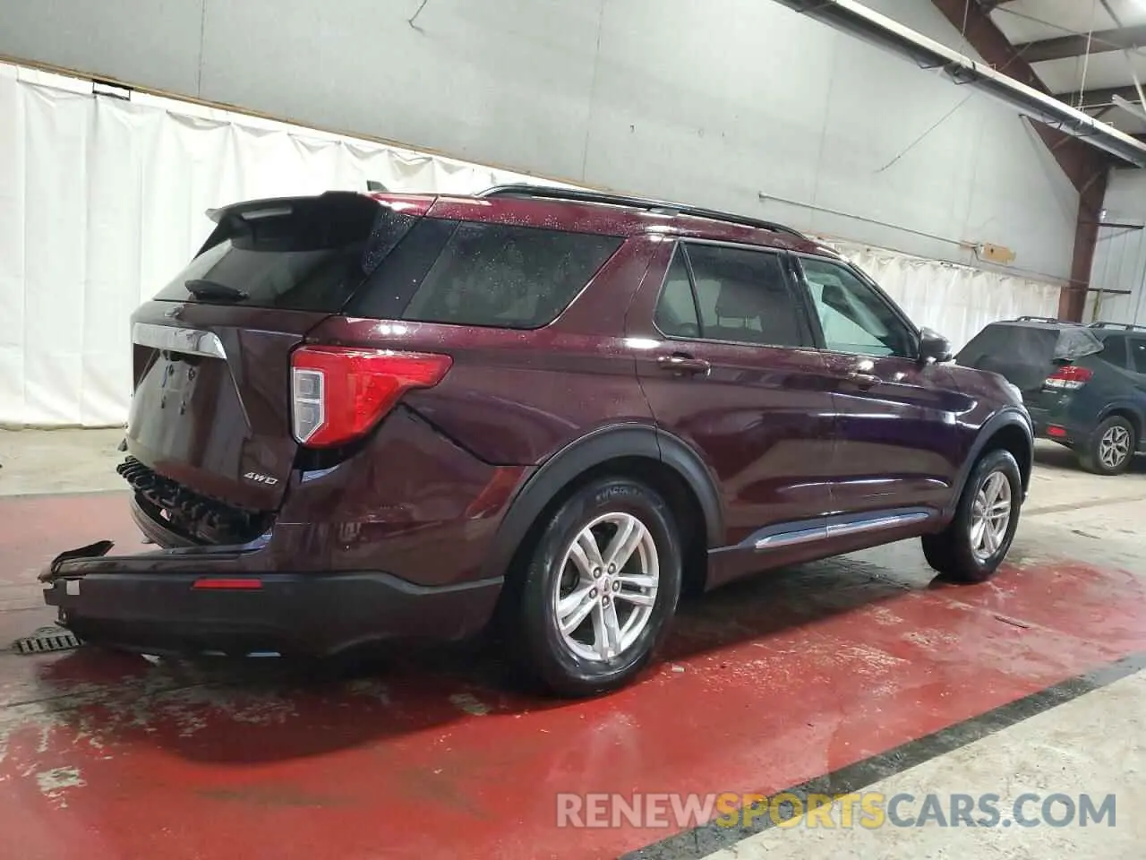 3 Photograph of a damaged car 1FMSK8DH3NGA62598 FORD EXPLORER 2022
