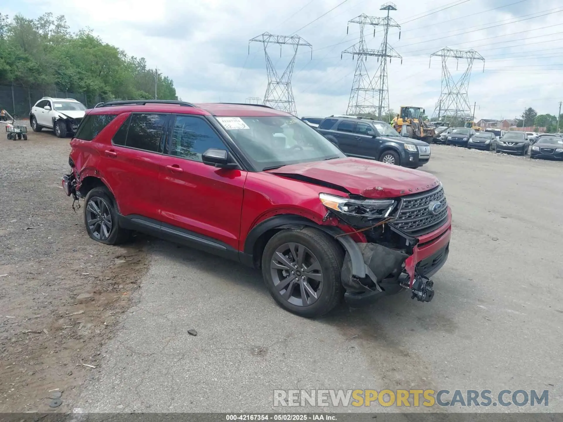 1 Photograph of a damaged car 1FMSK8DH4NGC35593 FORD EXPLORER 2022