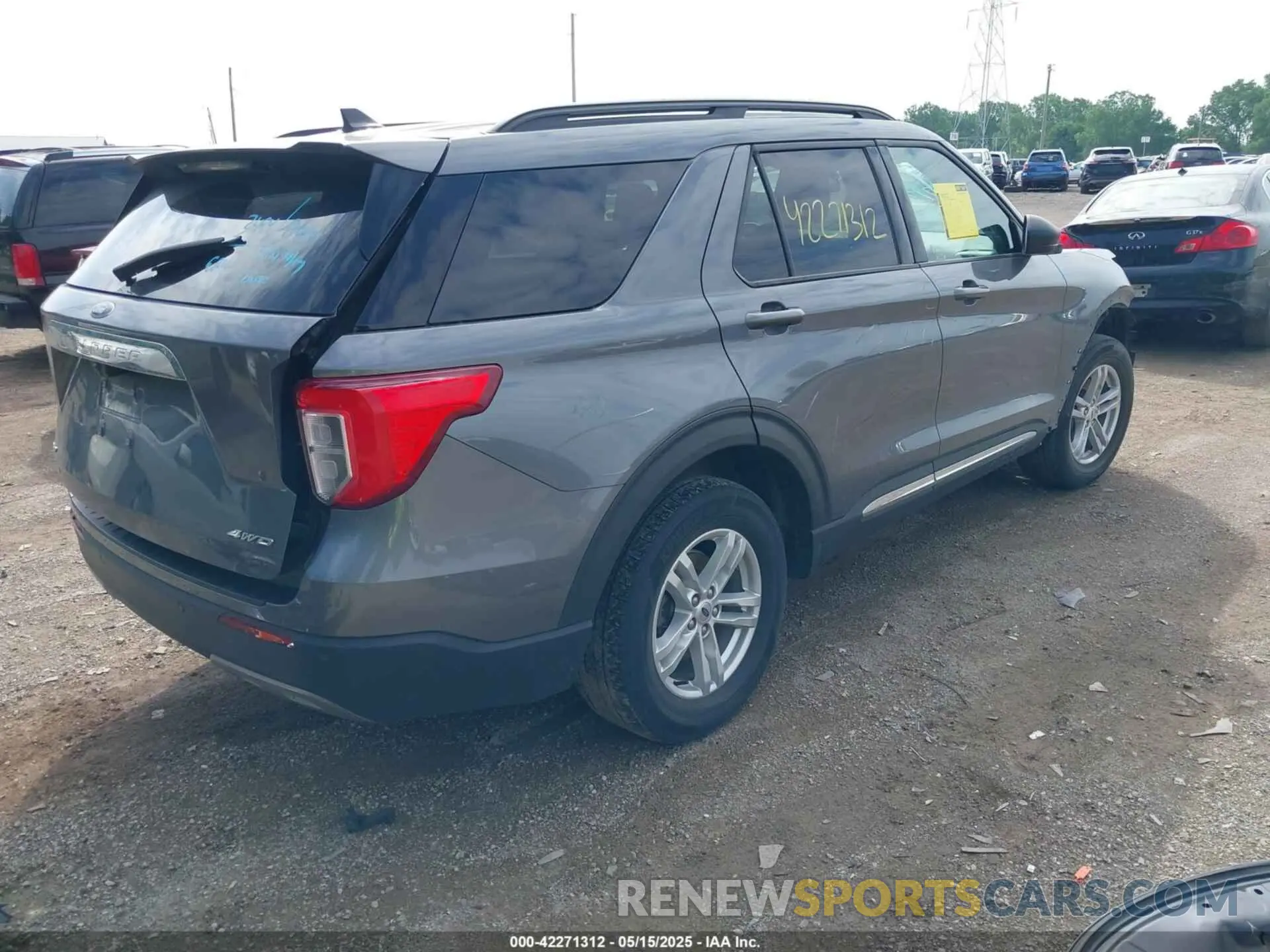 4 Фотография поврежденного автомобиля 1FMSK8DH6NGA69352 FORD EXPLORER 2022